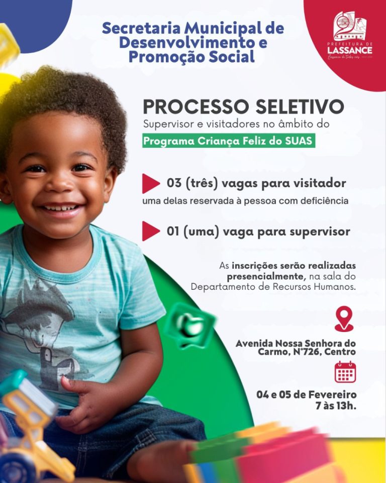 Processo Seletivo Criança Feliz