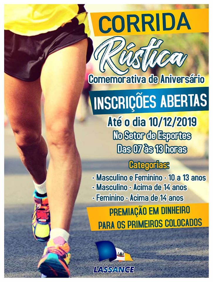 Corrida Rústica de Aniversário 2019