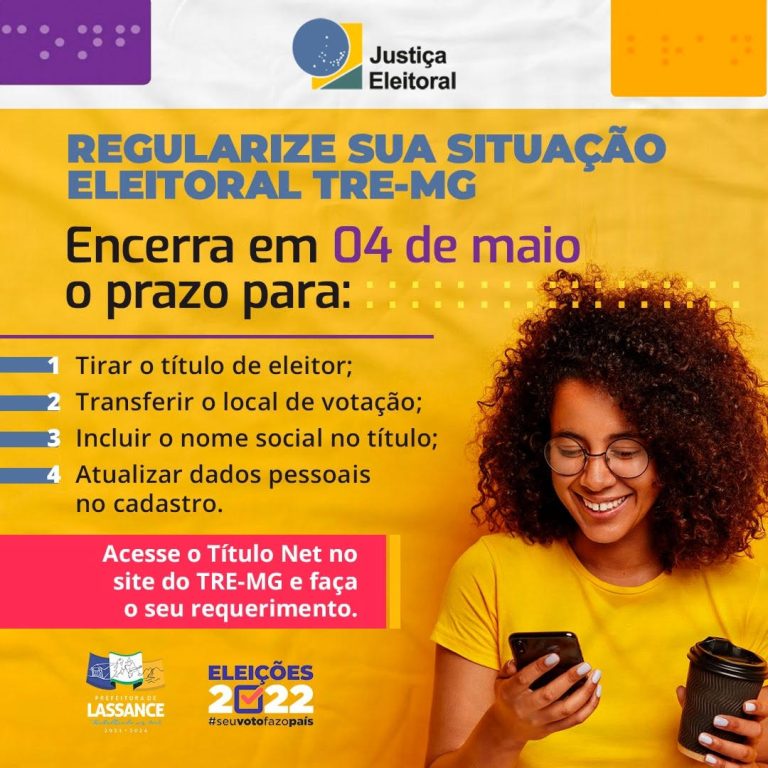 Acesse o Título Net pelo site do TRE e regularize sua situação eleitoral!