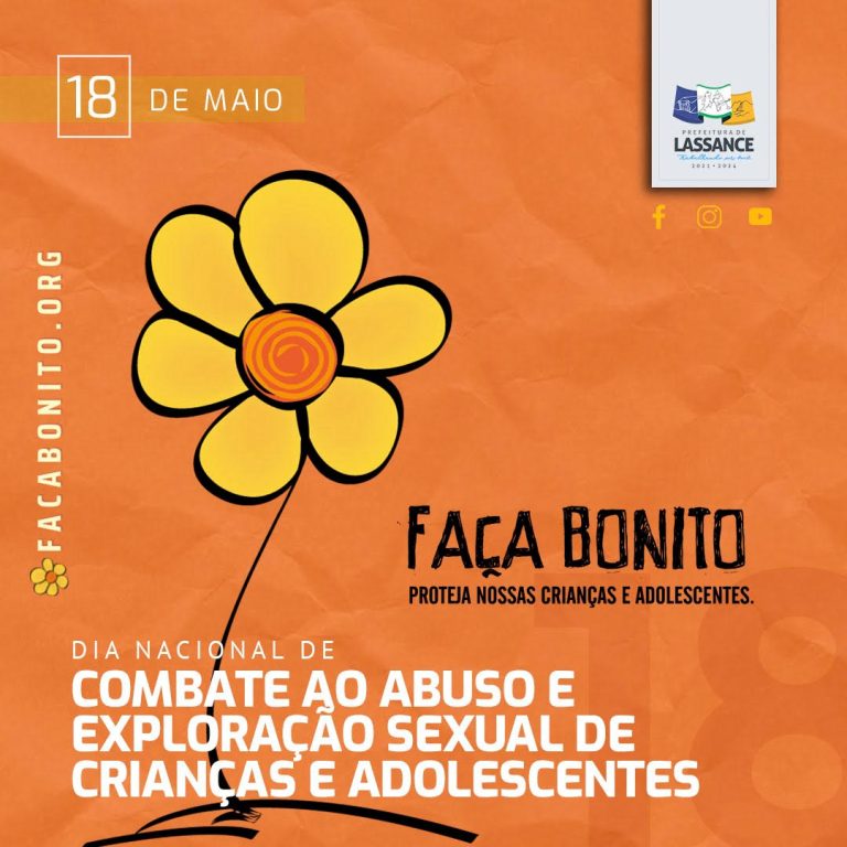 18 de Maio – Dia Nacional de Combate ao Abuso e a Exploração Sexual Contra Crianças e Adolescentes