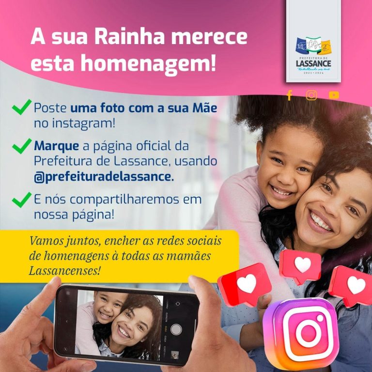 Vamos homenagear as Mamães Lassancenses