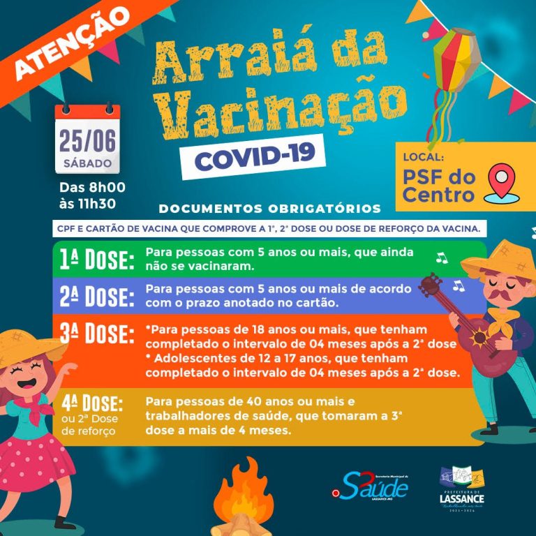 O Arraiá da Vacinação COVID-19