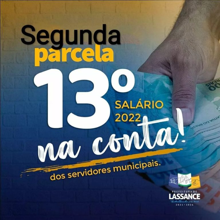 Segunda parcela do 13° salário já está na Conta