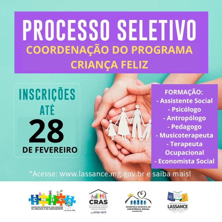 Processo Seletivo – Coordenação Programa Criança Feliz