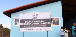 Inauguração Escola Municipal Ermelinda Gomes Carneiro