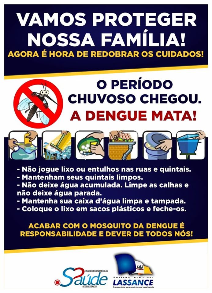 Vamos juntos, na luta contra a Dengue!