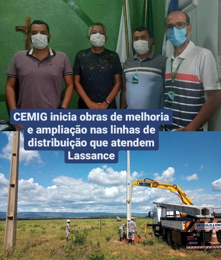 CEMIG inicia obras de melhoria e ampliação nas linhas de distribuição que atendem Lassance
